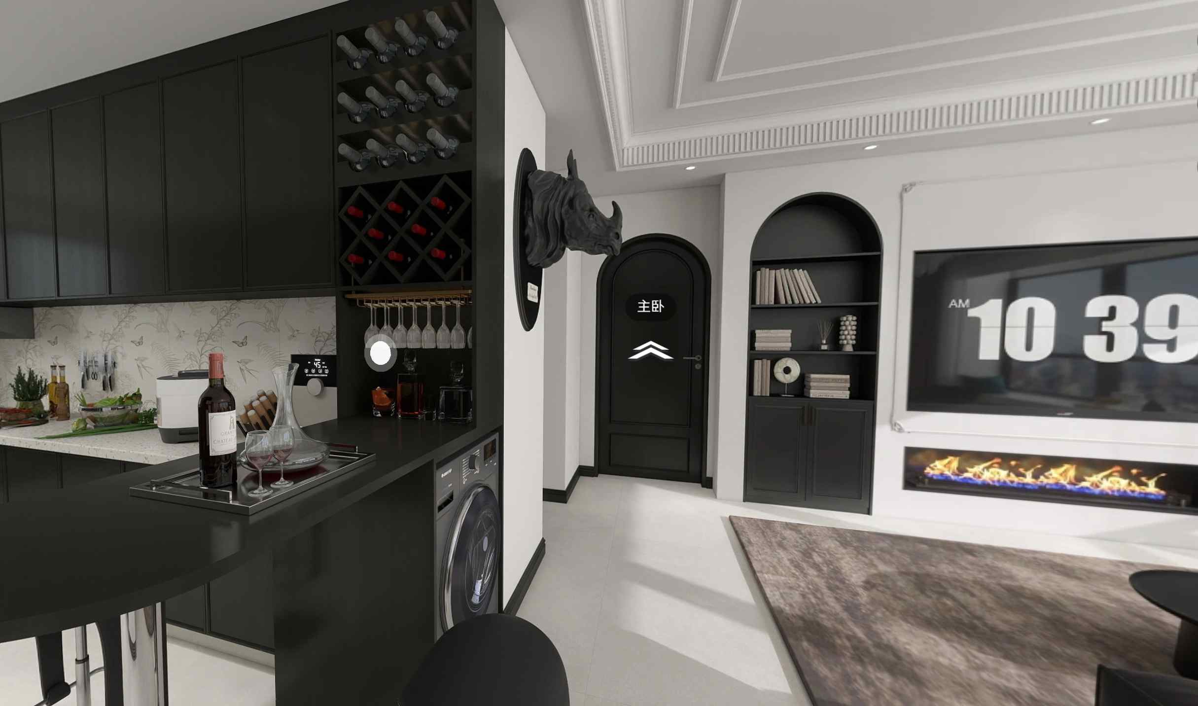 碧玉华庭黑白法式